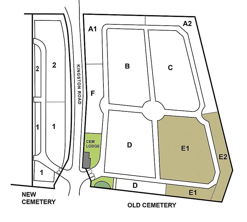 Kingston Plot map E