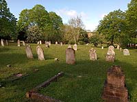 Cemetery in spring