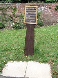 entrance marker